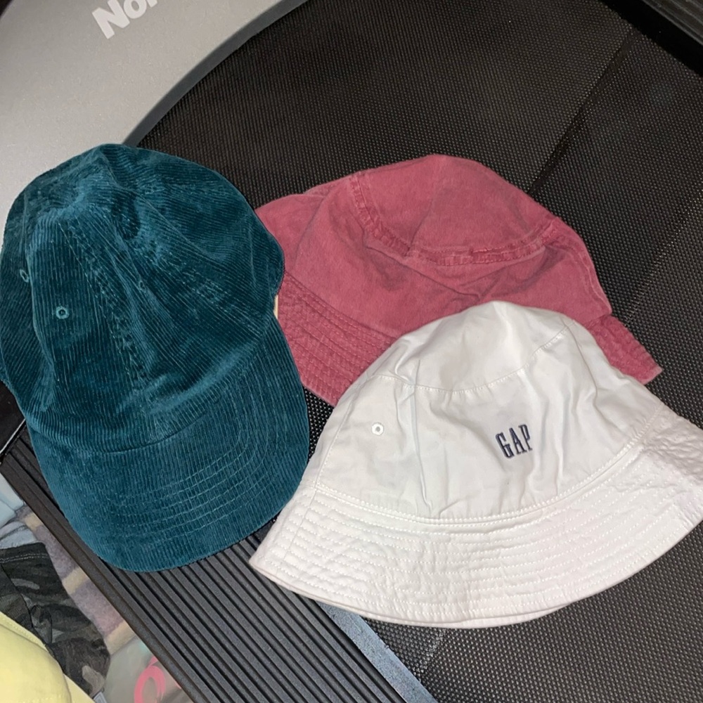 Three hats for 10 bucks. Just worn one time